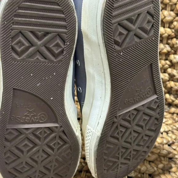 Comme des Garcons Play x Converse Chuck 70 High Top Sneakers Size 11 Grey - Picture 7 of 8